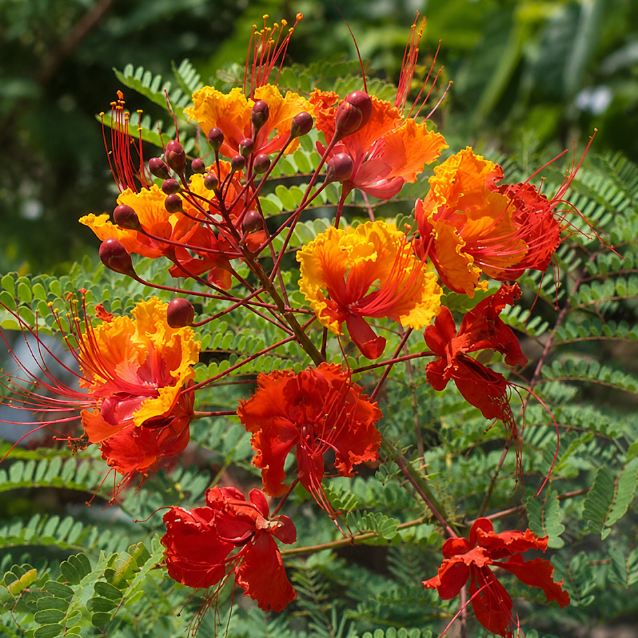 Mexican Bird of Paradise (Erythrostemon mexicanus)